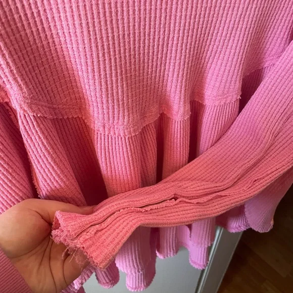 Free People Oh My Babydoll in Pink Carnation - Picture 4 of 9